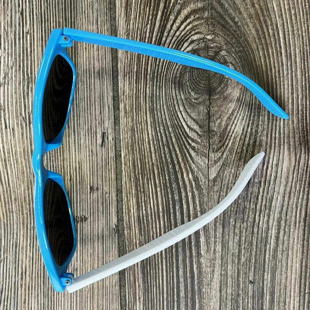1x MICROSOFT WINDOWS PROMO SUNGLASSES - BLUE WHITE VINTAGE 80`S STYLE HIPSTERS - Picture 5 of 6